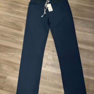 NWT FIGS Livingston Pants Tall Size S in Dark Harbour